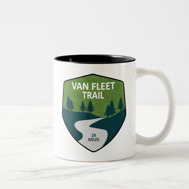 Van Fleet Trail Florida Two-Tone Coffee Mug (Right)