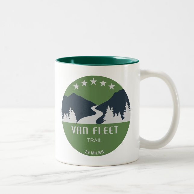 Van Fleet Trail Florida Two-Tone Coffee Mug (Right)