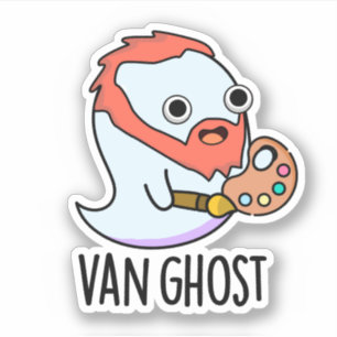 Van Ghost Funny Artist Ghost Pun