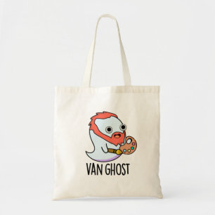 Van Ghost Funny Artist Ghost Pun Tote Bag