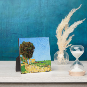 Van Gogh - A Lane Near Arles, Plaque