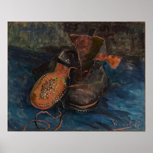 Van Gogh - A Pair Of Boots 1887 Poster (Front)