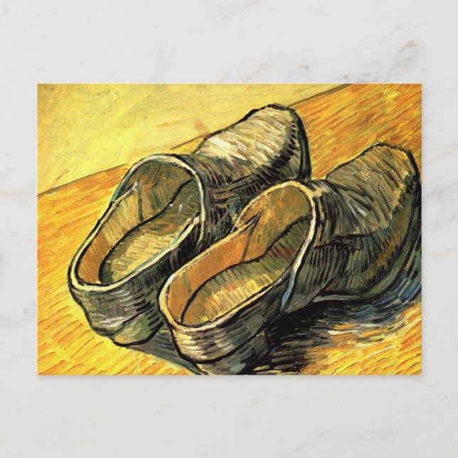 Van Gogh; A Pair of Leather Clogs Postcard (Front)