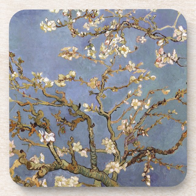 Van Gogh Almond Blossom Coaster (Front)