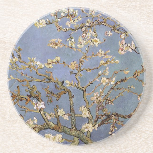 Van Gogh Almond Blossom Coaster (Front)