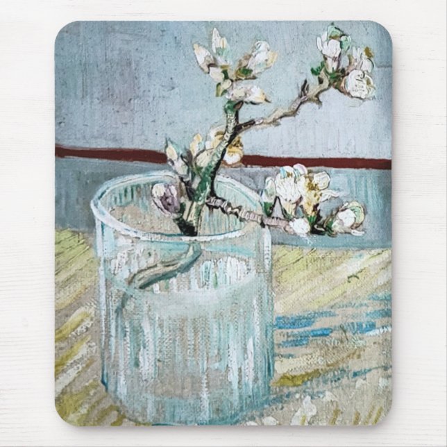 Van Gogh Almond Blossom  Mouse Pad (Front)