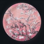 Van Gogh Almond Blossom peach pink Paper Plate<br><div class="desc">Celebrate your special occasions with the enchanting beauty of Vincent Van Gogh's Almond Blossoms. Our Peachy Pink / Pinkish Peach Almond Blossoms Gifts are the perfect tokens of appreciation for your wedding party, baby shower, or spring party guests. Each gift showcases the iconic artwork against a backdrop of soft, delicate...</div>
