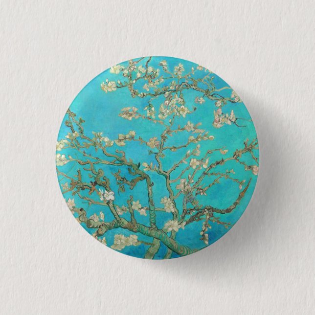Van Gogh Almond Blossoms 3 Cm Round Badge (Front)