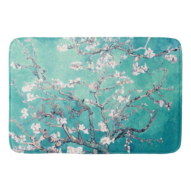Van Gogh Almond Blossoms Bath Mat (Front)