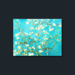 Van Gogh Almond Blossoms Canvas Print<br><div class="desc">"van gogh",  vincent,  "almond blossoms",  flowers,  famous,  painting,  vintage,  art,  floral,  blue</div>
