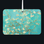 VAN GOGH Almond Blossoms Car Air Freshener<br><div class="desc">"van gogh",  vincent,  "almond blossoms",  flowers,  "famous painting",  vintage,  "fine art",  floral,  blue</div>