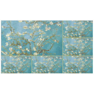 Van Gogh Almond Blossoms - Classic Blue Art Tablecloth
