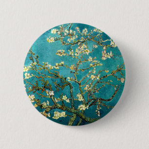 Van Gogh Almond Blossoms Classic Impressionism 6 Cm Round Badge