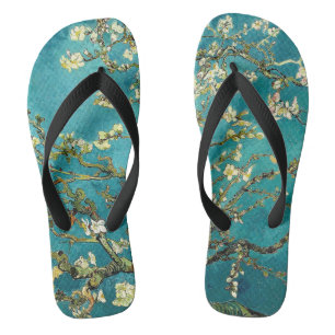 Van Gogh Almond Blossoms Classic Impressionism Jandals