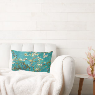 Van Gogh Almond Blossoms Classic Impressionism Lumbar Cushion