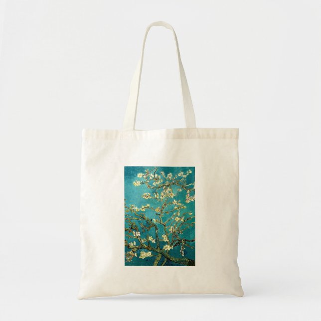 Van Gogh Almond Blossoms Classic Impressionism Tote Bag (Front)