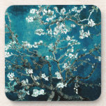 Van Gogh Almond Blossoms : Dark Teal Coaster<br><div class="desc">“Protect Surfaces With Style” Guard your tabletops in gallery-worthy fashion. These coasters featuring Van Gogh’s Almond Blossoms in dark teal offer functional protection while infusing your living space with timeless art. almond blossoms coasters, Van Gogh drink coasters, art-inspired tableware, floral beverage coasters, dark teal elegant drink mats, fine art tabletop...</div>