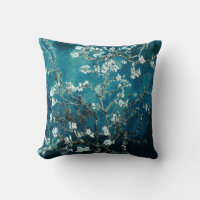 Van Gogh Almond Blossoms Dark Teal