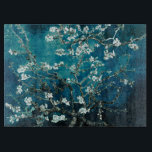 Van Gogh Almond Blossoms : Dark Teal Cutting Board<br><div class="desc">Artist: Vincent Van Gogh
Title: Almond Blossoms
Altered by 2sweet4wordsDesigns/ PureVintage Love</div>