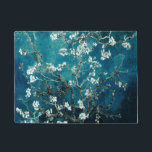 Van Gogh Almond Blossoms : Dark Teal Doormat<br><div class="desc">“Step Into Artful Living” Welcome guests with fine art flair. This dark teal Van Gogh Almond Blossoms doormat blends functionality with timeless elegance, bringing a gallery-inspired vibe right to your doorstep. A stylish way to greet good energy only. almond blossoms doormat, Van Gogh entry mat, floral door mat, art-inspired welcome...</div>
