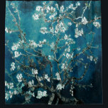 Van Gogh Almond Blossoms : Dark Teal Shower Curtain<br><div class="desc">"Make your bathroom a masterpiece" Transform your bathroom into an artful oasis with this shower curtain showcasing Van Gogh’s Almond Blossoms on a dark teal backdrop. The striking floral design creates a bold statement piece that instantly elevates your space with timeless elegance. Made to last, it pairs practical function with...</div>