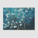 Van Gogh Almond Blossoms Dark Teal Tissue Paper<br><div class="desc">Artist: Vincent Van Gogh
 Title: Almond Blossoms
 altered colour</div>