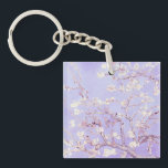 Van Gogh Almond Blossoms Lavender Key Ring<br><div class="desc">Lavender Almond Blossoms by Vincent Van Gogh colour alteration copyright 2sweet4wordsDesigns/ PureVintage Love Lavender Almond Blossoms for an artistic touch to Personal Style, Wedding Party, Baby Shower, Office gifts or Spring Party: Celebrate your special occasions with the enchanting beauty of Vincent Van Gogh's Almond Blossoms. Our Lavender Almond Blossoms Gifts...</div>