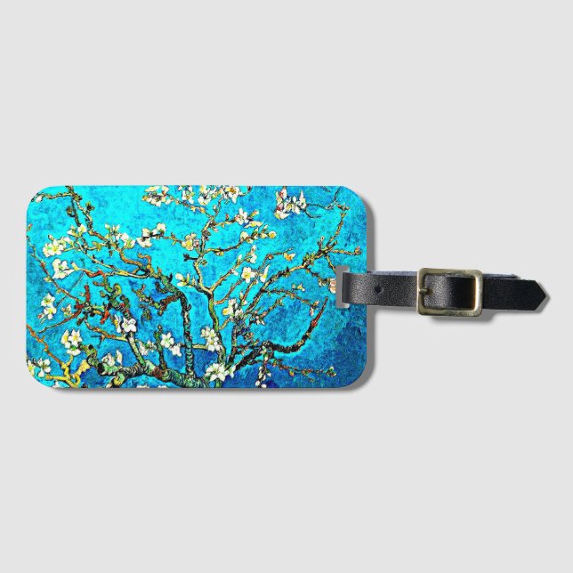 Van Gogh - Almond Blossoms Luggage Tag (Front Horizontal)
