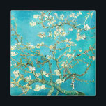 VAN GOGH Almond Blossoms Magnet<br><div class="desc">"van gogh",  vincent,  "almond blossoms",  flowers,  "famous painting",  vintage,  "fine art",  floral,  blue</div>