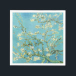 Van Gogh Almond Blossoms  Napkin<br><div class="desc">Turquoise Almond Blossoms Gifts for Wedding Party, Baby Shower, or Spring Party: Celebrate your special occasions with the enchanting beauty of Vincent Van Gogh's Almond Blossoms. Our Turquoise Almond Blossoms Gifts are the perfect tokens of appreciation for your wedding party, baby shower, or spring party guests. Each gift showcases the...</div>