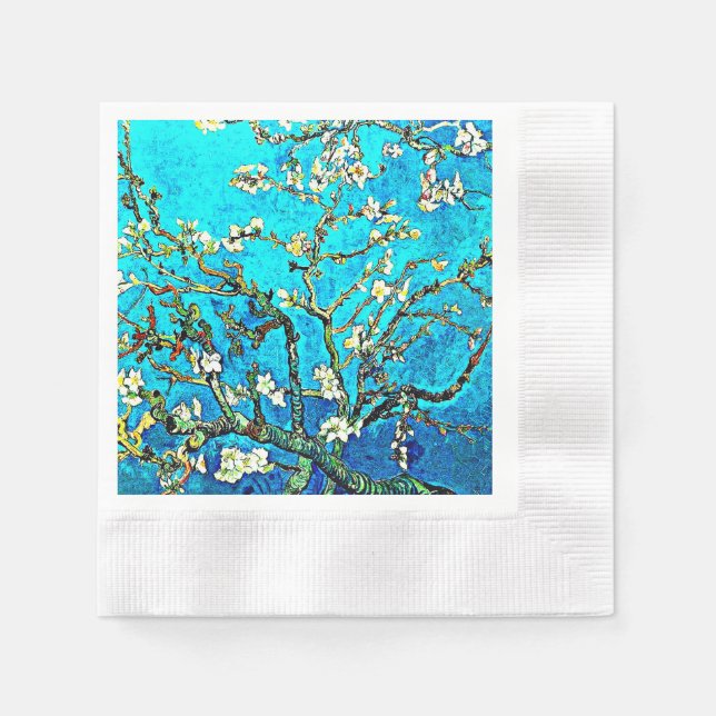 Van Gogh - Almond Blossoms Napkin (Front)