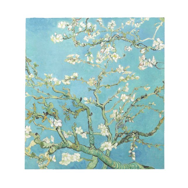 Van Gogh Almond Blossoms Notepad (Front)