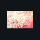 Van Gogh Almond Blossoms peach Canvas Print<br><div class="desc">Peachy Pink Almond Blossoms Poster: Adorn your walls with the enchanting beauty of Vincent Van Gogh's Almond Blossoms in our Peachy Pink / Pinkish Peach Almond Blossoms Poster. The classic artwork takes on a new dimension against a backdrop of soft peachy pink / pinkish peach tones, infusing your space with...</div>