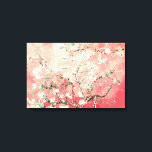 Van Gogh Almond Blossoms peach Canvas Print<br><div class="desc">Peachy Pink Almond Blossoms Poster: Adorn your walls with the enchanting beauty of Vincent Van Gogh's Almond Blossoms in our Peachy Pink / Pinkish Peach Almond Blossoms Poster. The classic artwork takes on a new dimension against a backdrop of soft peachy pink / pinkish peach tones, infusing your space with...</div>