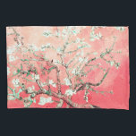 Van Gogh Almond Blossoms peach Pillowcase<br><div class="desc">Almond Blossoms by Vincent Van Gogh
colour alteration copyright 2sweet4wordsDesigns/ PureVintage Love

Get the beauty of Van Gogh's beloved Almond Blossom in the colours that match your home. 

vincent van gogh,  van gogh,  almond blossoms,  flowers,  floral,  pretty,  beautiful, </div>