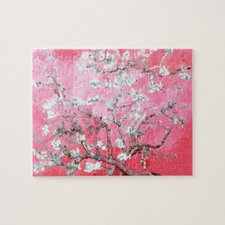 Van Gogh Almond Blossoms Pink Blue Jigsaw Puzzle