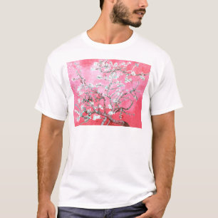 Van Gogh Almond Blossoms Pink Blue T-Shirt
