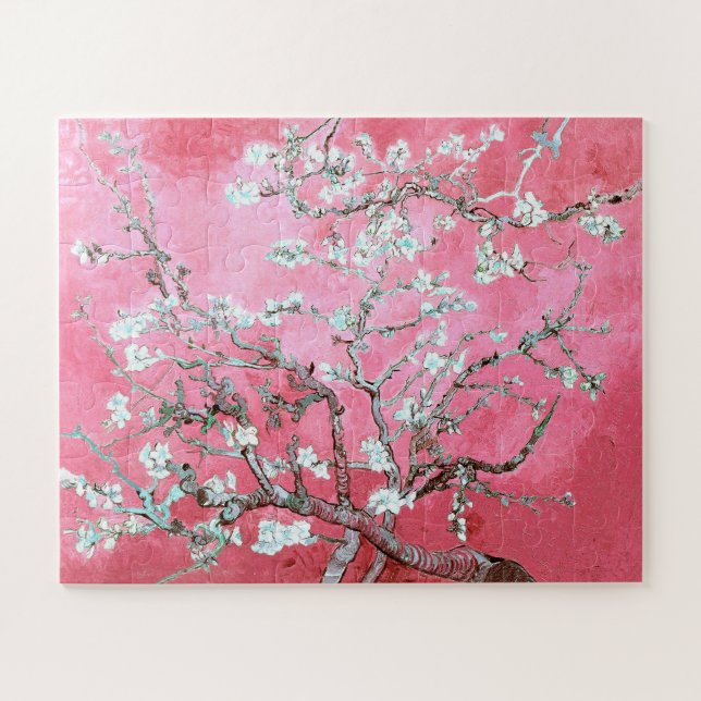 Van Gogh Almond Blossoms Pink Jigsaw Puzzle (Horizontal)