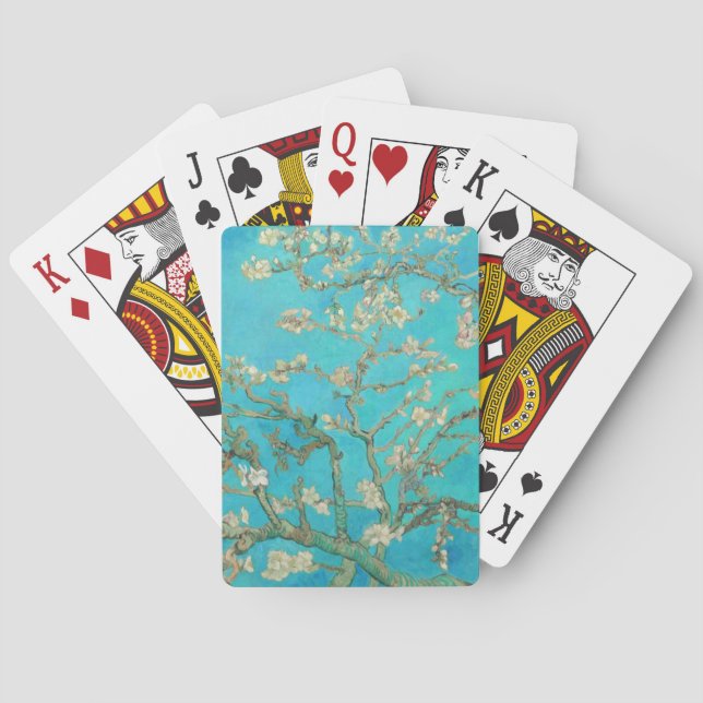 Van Gogh Almond Blossoms Playing Cards (Back)
