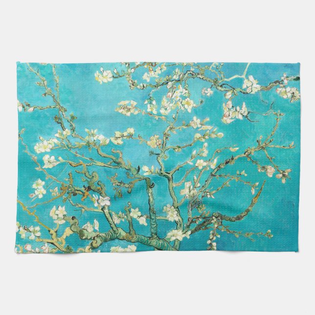 VAN GOGH Almond Blossoms Tea Towel (Horizontal)