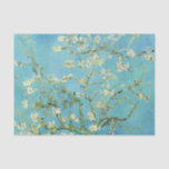 Van Gogh Almond Blossoms Tissue Paper<br><div class="desc">Artist: Vincent Van Gogh
 Title: Almond Blossoms
 altered colour by 2sweet4wordsDesigns
 
 vincent van gogh,  van gogh,  almond blossoms,  teal,  flowers ,  floral,  spring,  sophisticated,  decor</div>