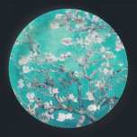 Van Gogh Almond Blossoms Turquoise Paper Plate<br><div class="desc">Turquoise Almond Blossoms Gifts for Wedding Party, Baby Shower, or Spring Party: Celebrate your special occasions with the enchanting beauty of Vincent Van Gogh's Almond Blossoms. Our Turquoise Almond Blossoms Gifts are the perfect tokens of appreciation for your wedding party, baby shower, or spring party guests. Each gift showcases the...</div>