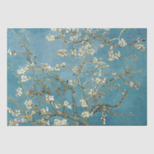 Van Gogh Almond Blossoms Turquoise Tissue Paper