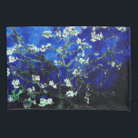 Van Gogh Almond Blossoms Vibrant Blue Pillowcase<br><div class="desc">Almond Blossoms by Vincent Van Gogh
colour alteration copyright 2sweet4wordsDesigns/ PureVintage Love

Get the beauty of Van Gogh's beloved Almond Blossom in the colours that match your home. 

vincent van gogh,  van gogh,  almond blossoms,  flowers,  floral,  pretty,  beautiful, </div>