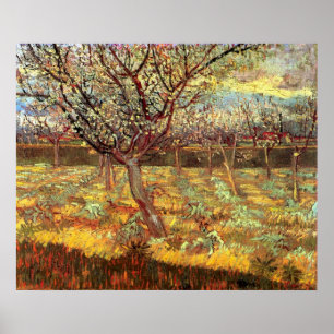 Van Gogh Apricot Tree in Blossom, Vintage Fine Art Poster