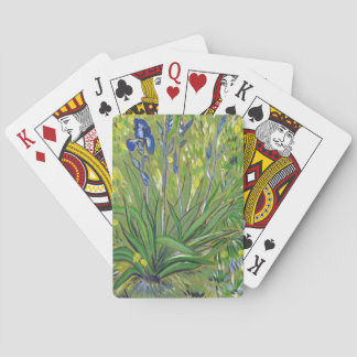 Van Gogh art Irises, acrylic reproduction Playing Cards