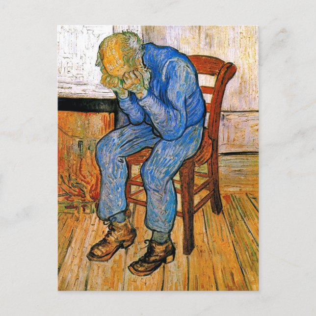 Van Gogh - At Eternity's Gate Postcard (Front)