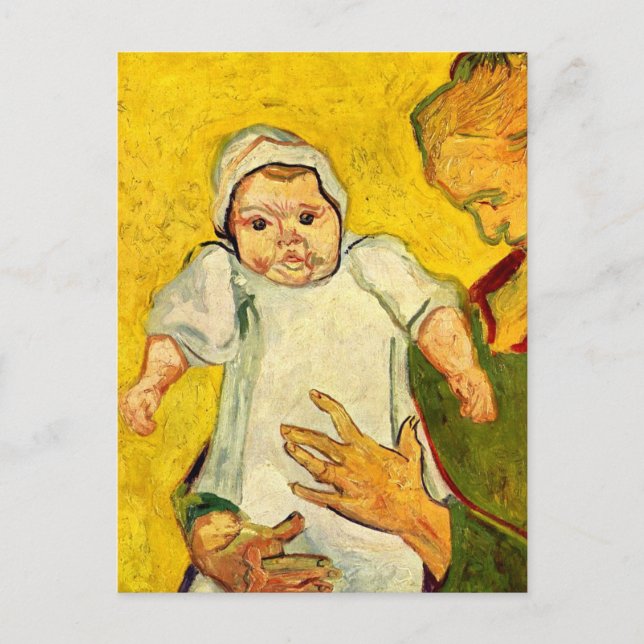 Van Gogh - Augustine Roulin and her Baby Postcard (Front)