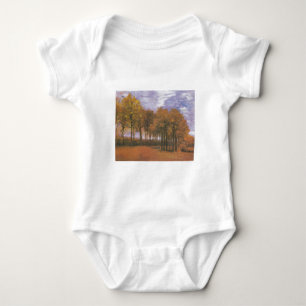 Van Gogh Autumn Fall Tree Leaves Destiny Baby Bodysuit