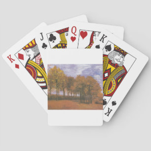 Van Gogh Autumn Fall Tree Leaves Destiny Playing Cards